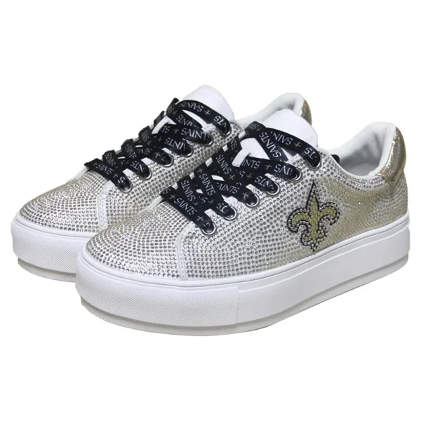 New Orleans Saints NFL Team Crystal Shoes