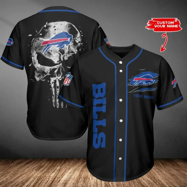 Buffalo Bills Casual Button Baseball Shirt Trending 2025 AZCBJS632