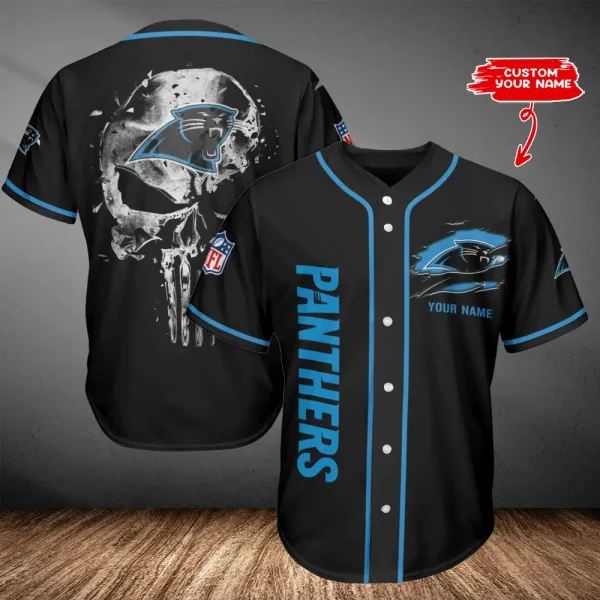 Carolina Panthers Casual Button Baseball Shirt Trending 2025 AZCBJS633