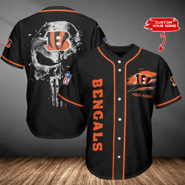 Cincinnati Bengals Casual Button Baseball Shirt Trending 2025 AZCBJS635