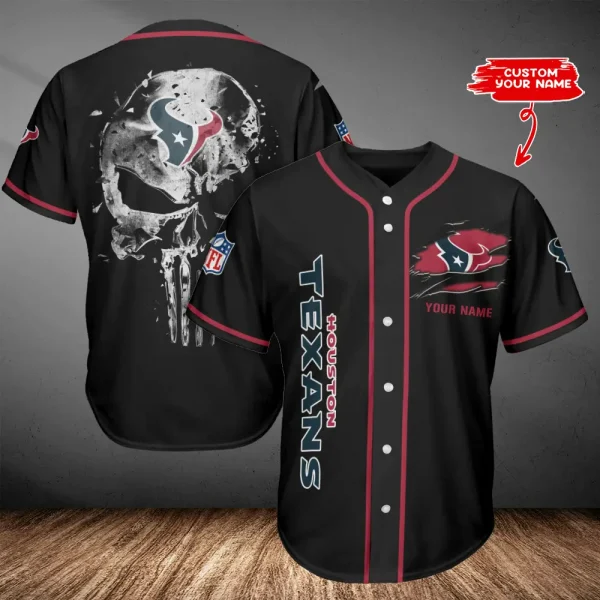 Houston Texans Casual Button Baseball Shirt Trending 2025 AZCBJS641