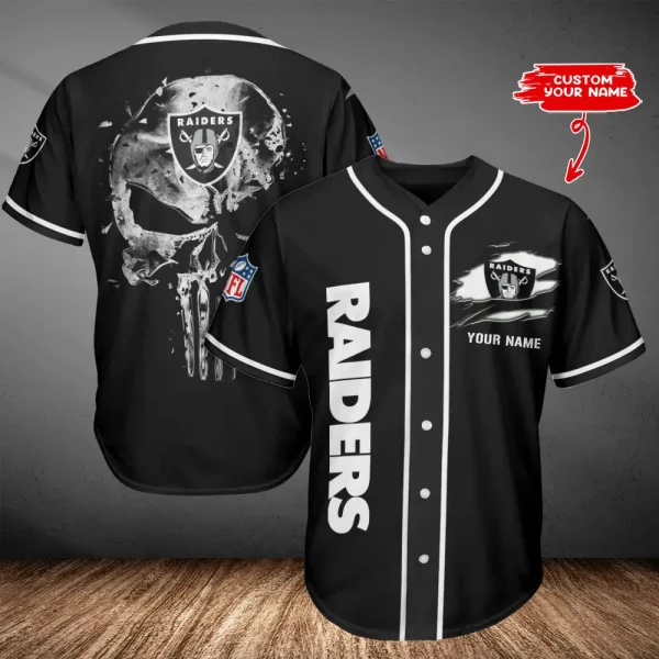 Las Vegas Raiders Casual Button Baseball Shirt Trending 2025 AZCBJS645