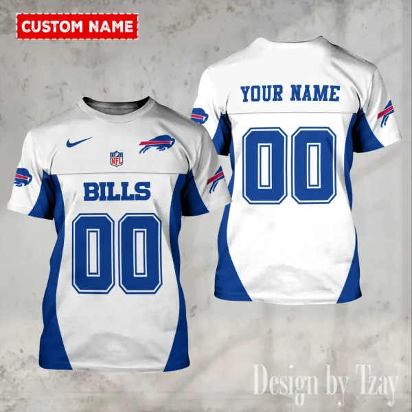 Buffalo Bills Summer Fashion Casual T-Shirt Gift For Sport Fans AZTS1088