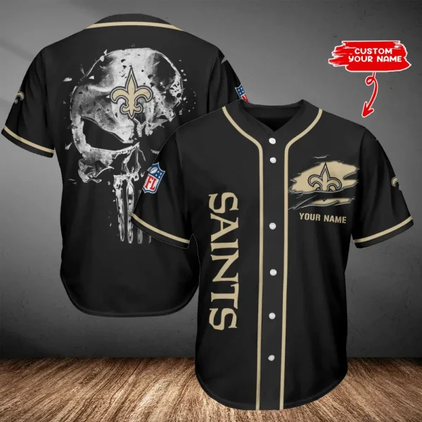 New Orleans Saints Casual Button Baseball Shirt Trending 2025 AZCBJS651