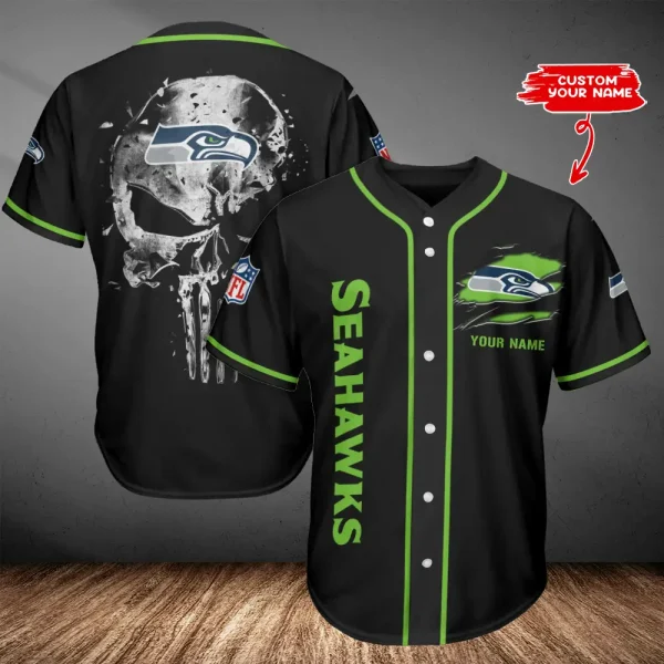 Seattle Seahawks Casual Button Baseball Shirt Trending 2025 AZCBJS657