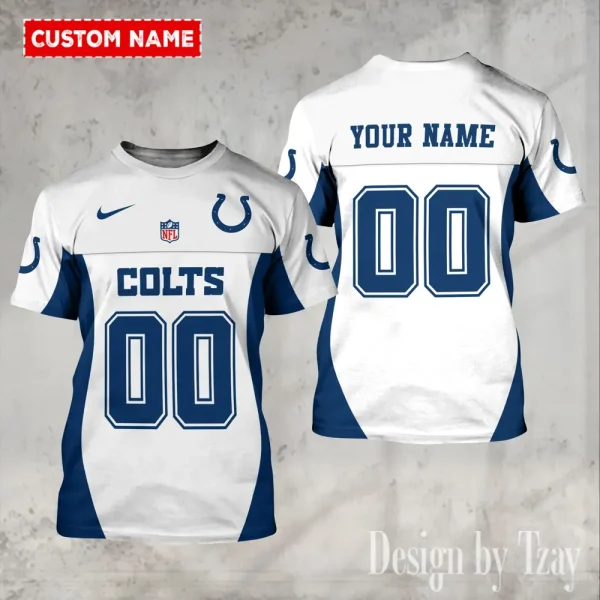 Indianapolis Colts Summer Fashion Casual T-Shirt Gift For Sport Fans AZTS1090