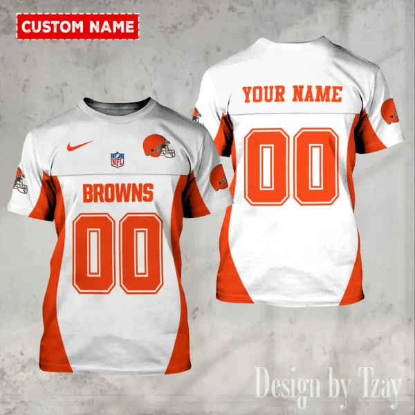Cleveland Browns Summer Fashion Casual T-Shirt Gift For Sport Fans AZTS1096