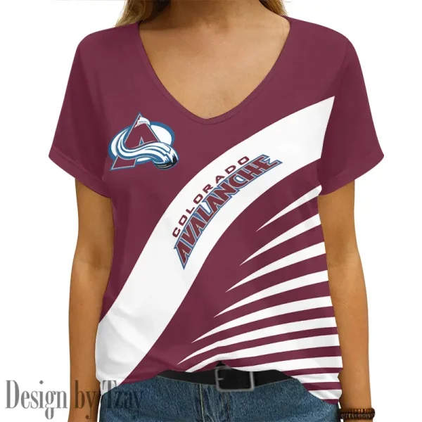 Colorado Avalanche NHL Summer New Women's Short Sleeve T-shirt 3D Trending 2025 AGCWTS837