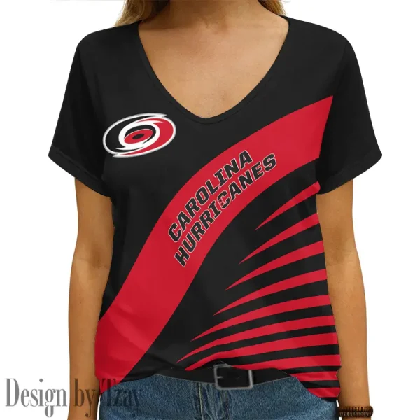 Carolina Hurricanes NHL Summer New Women's Short Sleeve T-shirt 3D Trending 2025 AGCWTS839