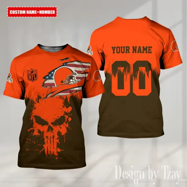 Cleveland Browns Summer Fashion Casual T-Shirt Gift For Sport Fans AZTS1104