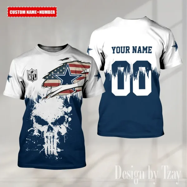 Dallas Cowboys Summer Fashion Casual T-Shirt Gift For Sport Fans AZTS1105