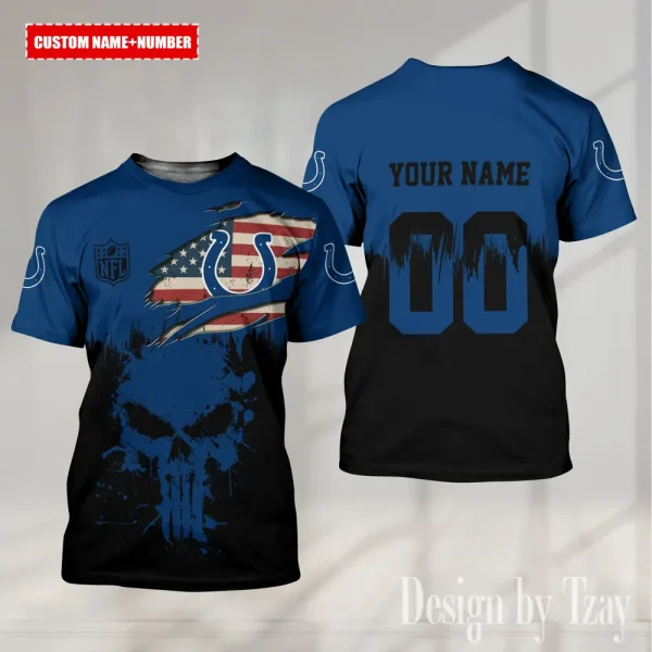 Indianapolis Colts Summer Fashion Casual T-Shirt Gift For Sport Fans AZTS1110