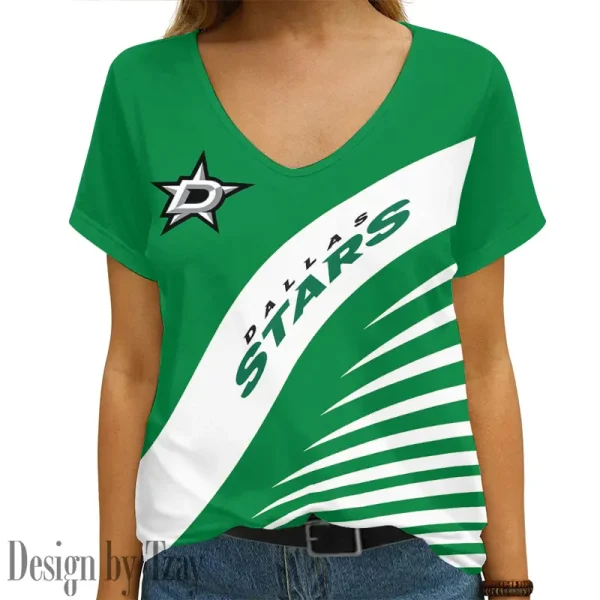 Dallas Stars NHL Summer New Women's Short Sleeve T-shirt 3D Trending 2025 AGCWTS843
