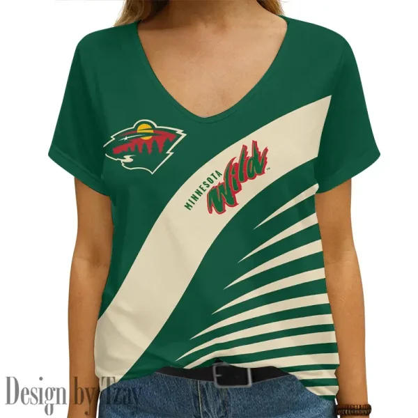 Minnesota Wild NHL Summer New Women's Short Sleeve T-shirt 3D Trending 2025 AGCWTS849