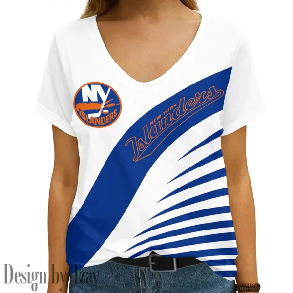 New York Islanders NHL Summer New Women's Short Sleeve T-shirt 3D Trending 2025 AGCWTS850