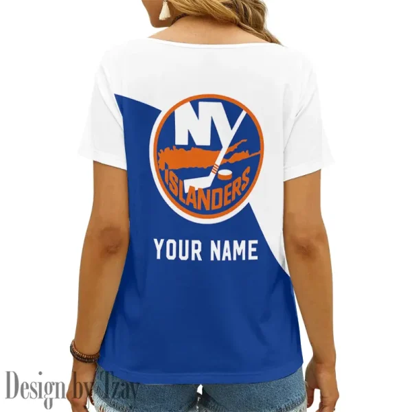 New York Islanders NHL Summer New Women's Short Sleeve T-shirt 3D Trending 2025 AGCWTS850 - Image 2