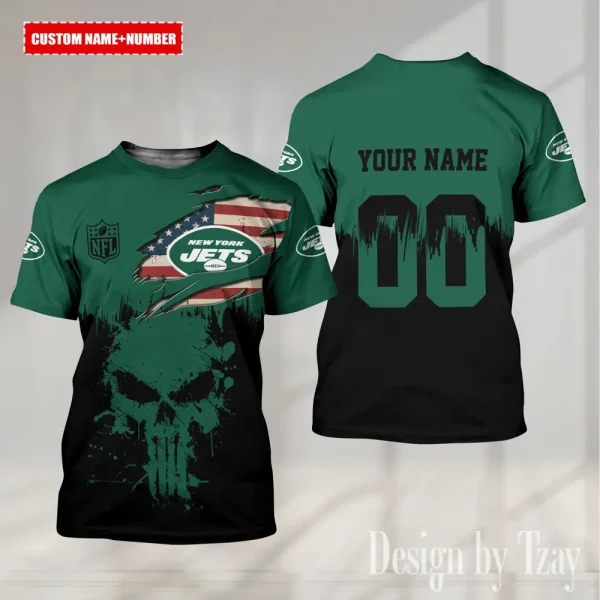 New York Jets Summer Fashion Casual T-Shirt Gift For Sport Fans AZTS1121
