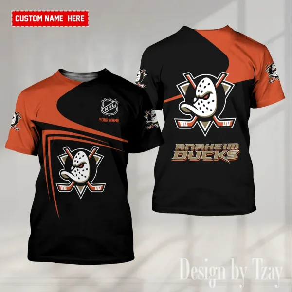 Anaheim Ducks NHL Summer Fashion Casual T-Shirt Gift For Sport Fans AZTS1129