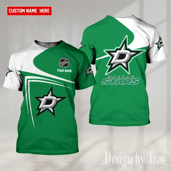 Dallas Stars NHL Summer Fashion Casual T-Shirt Gift For Sport Fans AZTS1137