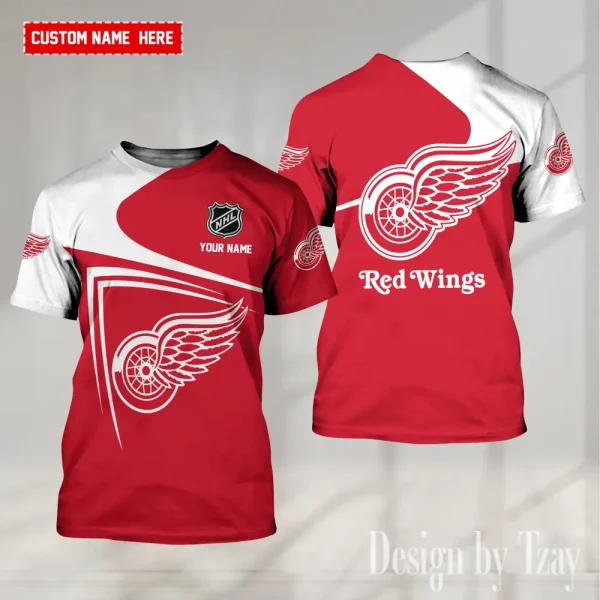 Detroit Red Wings NHL Summer Fashion Casual T-Shirt Gift For Sport Fans AZTS1138