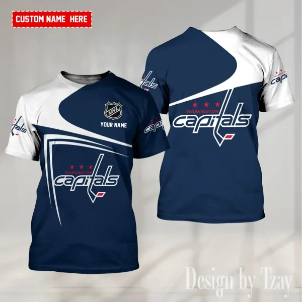 Washington Capitals NHL Summer Fashion Casual T-Shirt Gift For Sport Fans AZTS1159