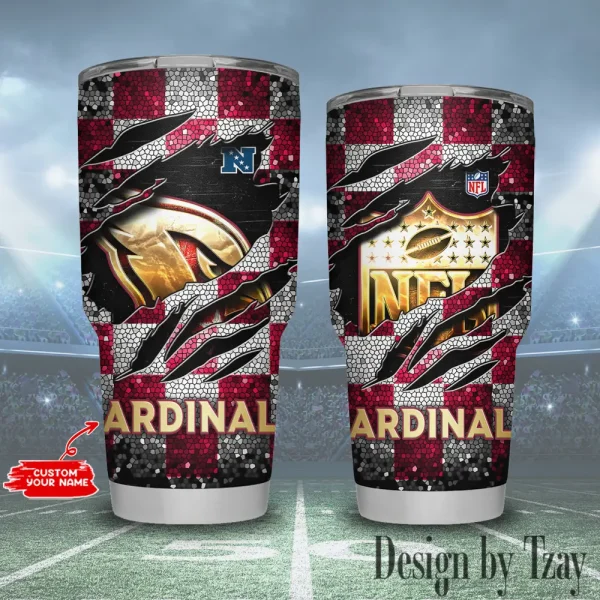 Arizona Cardinals NFL Tumbler 30Oz Travel Mug Gift For Fans 20225 BGTUM788