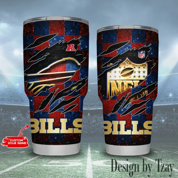 Buffalo Bills NFL Tumbler 30Oz Travel Mug Gift For Fans 20225 BGTUM791