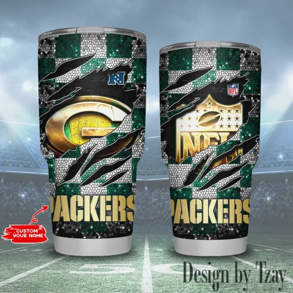 Green Bay Packers NFL Tumbler 30Oz Travel Mug Gift For Fans 20225 BGTUM799