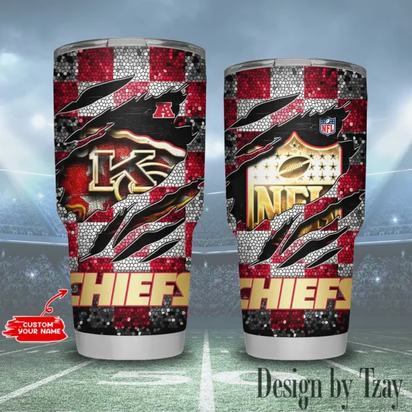 Kansas City Chiefs NFL Tumbler 30Oz Travel Mug Gift For Fans 20225 BGTUM803