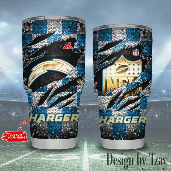 Los Angeles Chargers NFL Tumbler 30Oz Travel Mug Gift For Fans 20225 BGTUM805