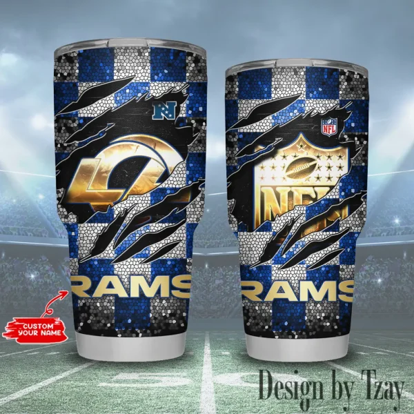 Los Angeles Rams NFL Tumbler 30Oz Travel Mug Gift For Fans 20225 BGTUM806