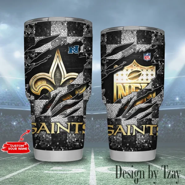 New Orleans Saints NFL Tumbler 30Oz Travel Mug Gift For Fans 20225 BGTUM810