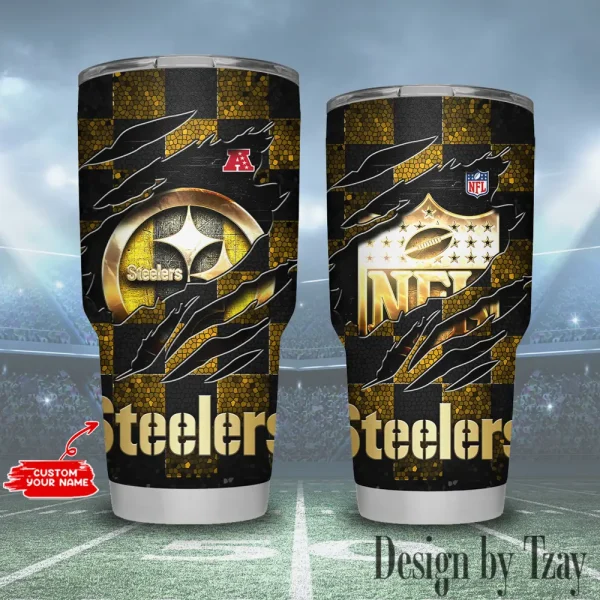 Pittsburgh Steelers NFL Tumbler 30Oz Travel Mug Gift For Fans 20225 BGTUM814