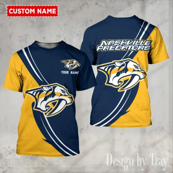 Nashville Predators NHL Summer Fashion Casual T-Shirt Gift For Sport Fans AZTS1162