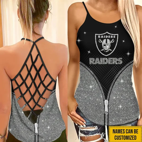 Las Vegas Raiders Summer Women Backless Tops Trending 2025 BGCCTANK191