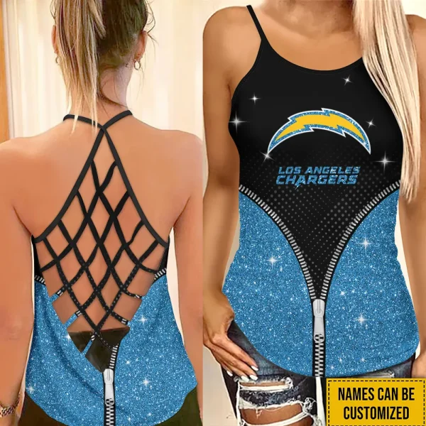 Los Angeles Chargers Summer Women Backless Tops Trending 2025 BGCCTANK192