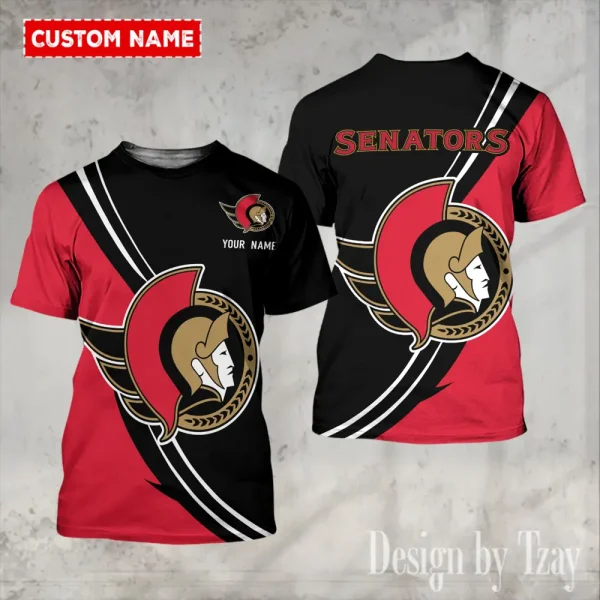 Ottawa Senators NHL Summer Fashion Casual T-Shirt Gift For Sport Fans AZTS1180
