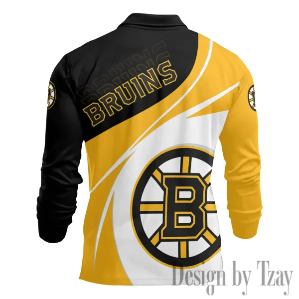 Boston Bruins NHL Sleeve Men's Shirt Multicolor SPTLSPS253 - Image 3