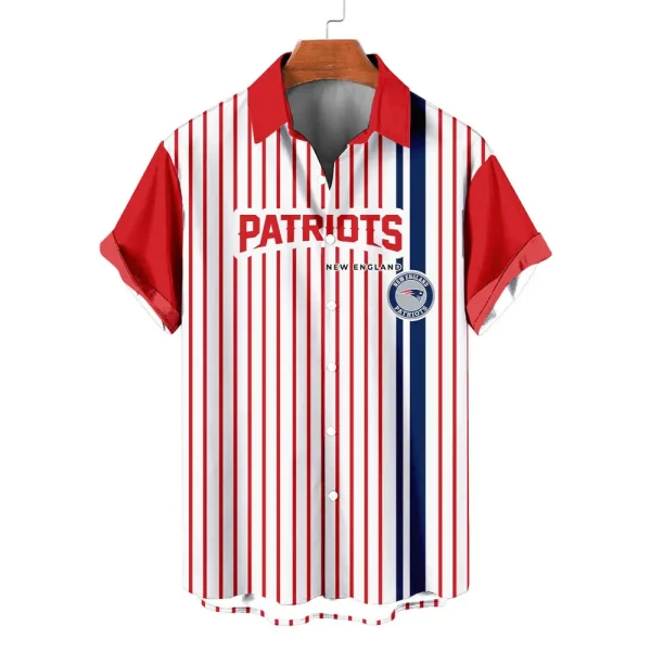 New England Patriots | Classic Retro Mascot Line Hawaiian Shirt