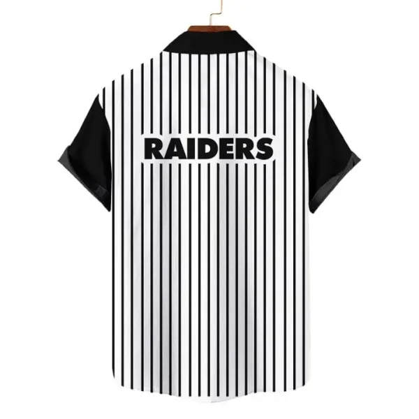 Las Vegas Raiders | Classic Retro Mascot Line Hawaiian Shirt - Image 2
