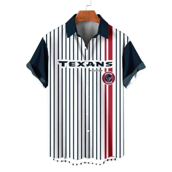 Houston Texans | Classic Retro Mascot Line Hawaiian Shirt
