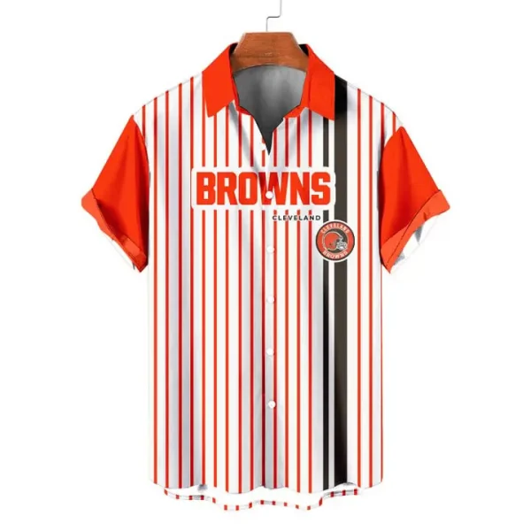 Cleveland Browns | Classic Retro Mascot Line Hawaiian Shirt
