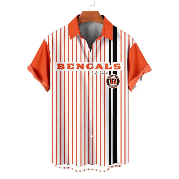 Cincinnati Bengals | Classic Retro Mascot Line Hawaiian Shirt