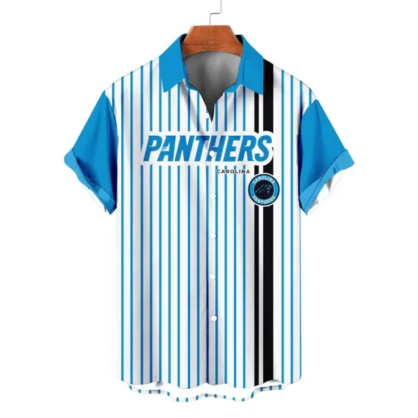 Carolina Panthers | Classic Retro Mascot Line Hawaiian Shirt