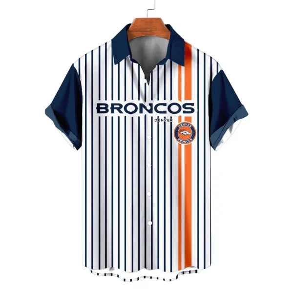 Denver Broncos | Classic Retro Mascot Line Hawaiian Shirt