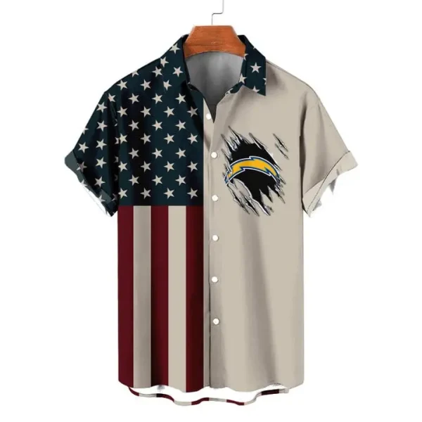 Los Angeles Chargers | Classic Retro Mascot Line Hawaiian Shirt