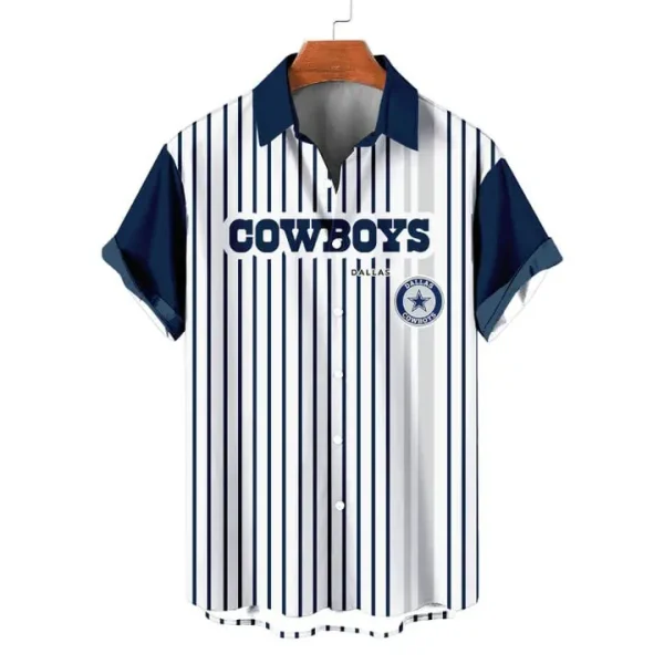 Dallas Cowboys | Classic Retro Mascot Line Hawaiian Shirt
