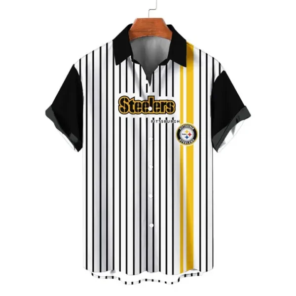 Pittsburgh Steelers | Classic Retro Mascot Line Hawaiian Shirt