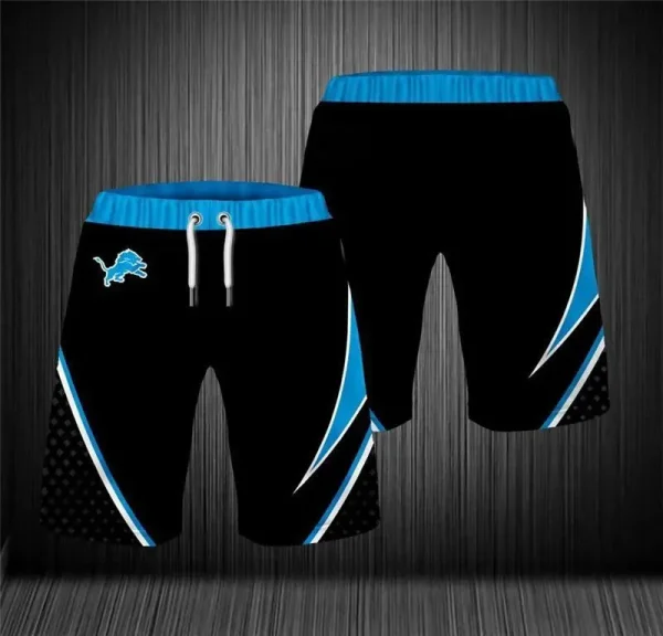 Detroit Lions Summer Beach Shorts