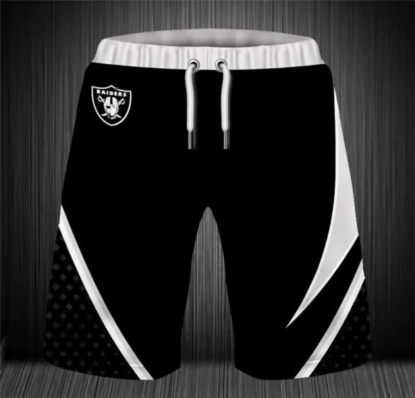 Las Vegas Raiders Summer Beach Shorts